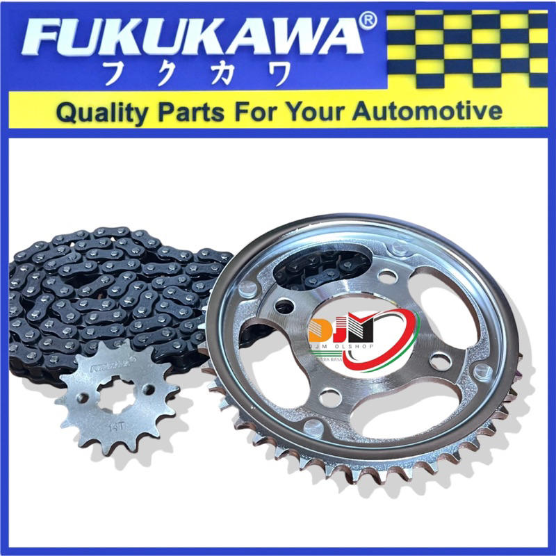 Gear Set Fukukawa Gir Paket Verza 150 Uk Rantai 428H-124L - 41T - 14T