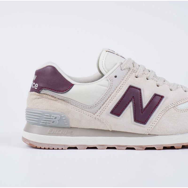 Sepatu NB ML574 MoonBeam Burgundy