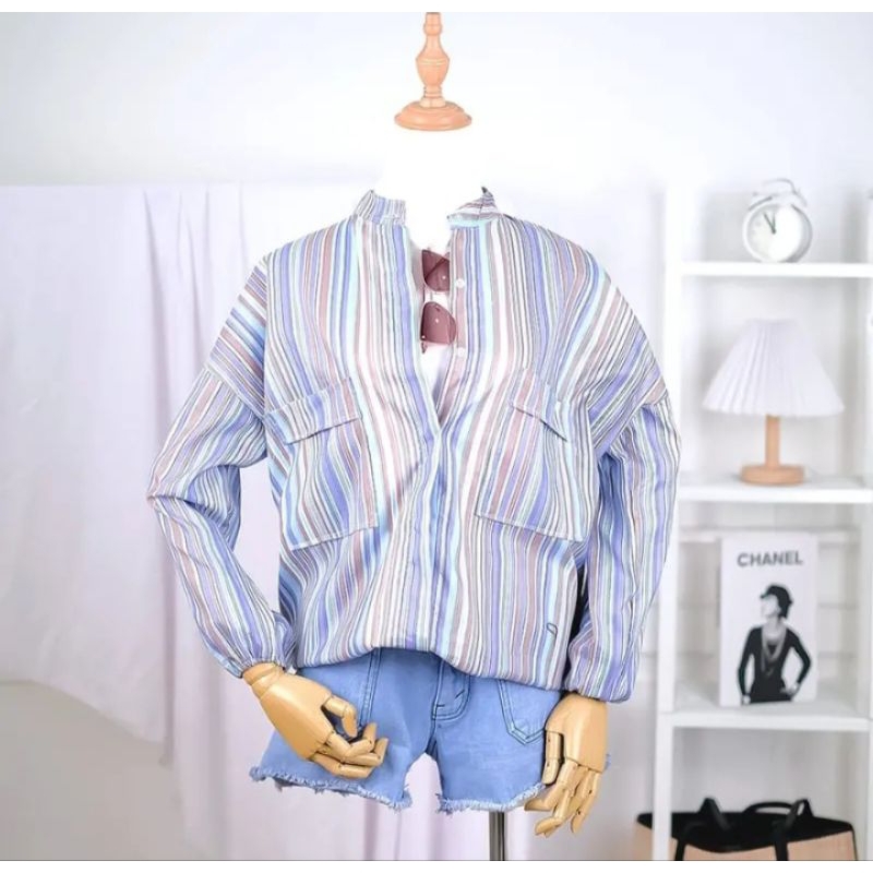 Siera candy stripe tunik