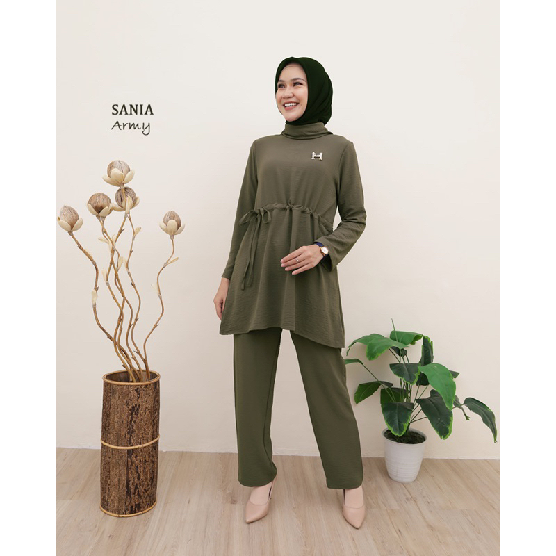 One Set SANIA  - Setelan terbaru by Hijab Mamah icis