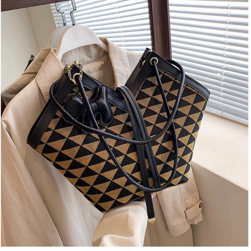 Tas tote bag wanita tas import Kanvas