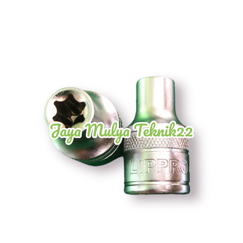 Mata Sock E10 1/2 inch Lippro / Socket E10 / Alat bengkel