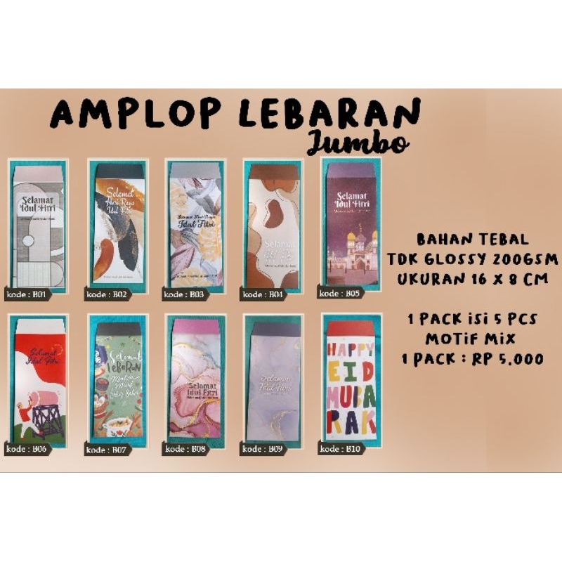 

AMPLOP LEBARAN JUMBO