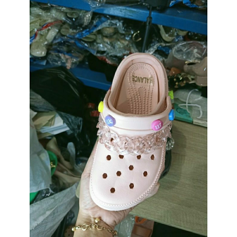 Myanka jelly shoes wedges Bapao Eva Rantai