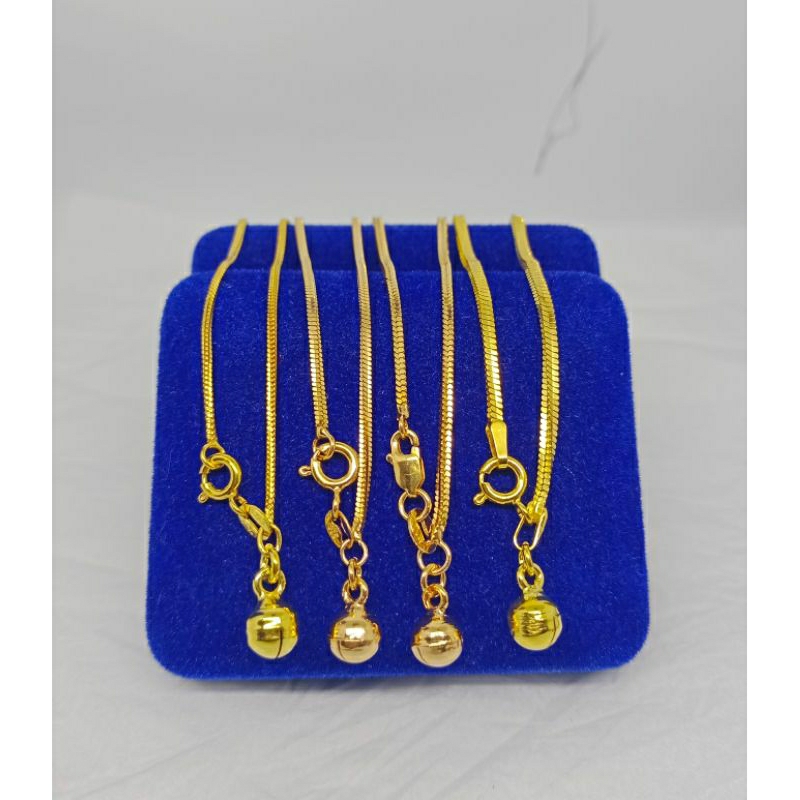 gelang tangan rantai kasandra flexi+1bel/perak asli silver 925 lapis emas/perhiasan fashion wanita terbaru