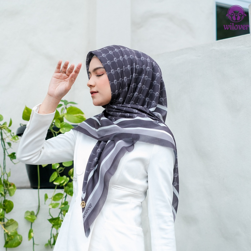Wilover  - Wilona Series Printed Scraft Premium | Original Product | Hijab Segi Empat