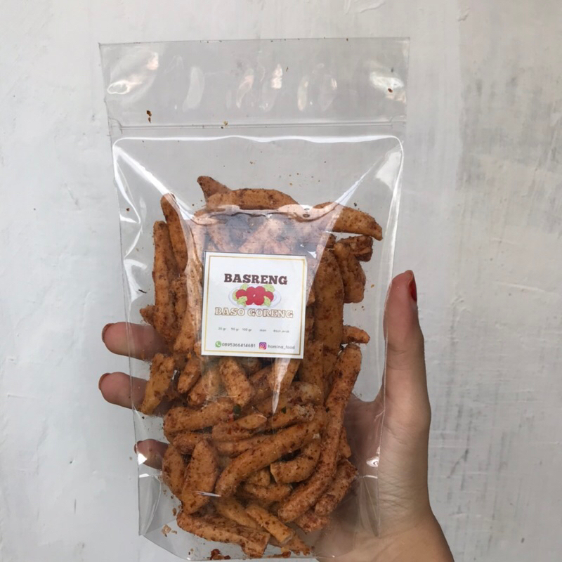 

Basreng daun jeruk pedas 100 gr