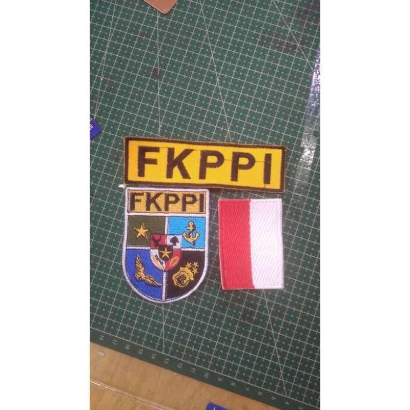 Logo Bordir Emblem FKPPI+Bendera Merah Putih