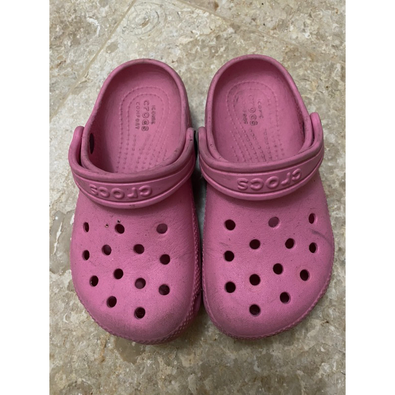 Crocs Pink Toddler c10 Original (Preloved)
