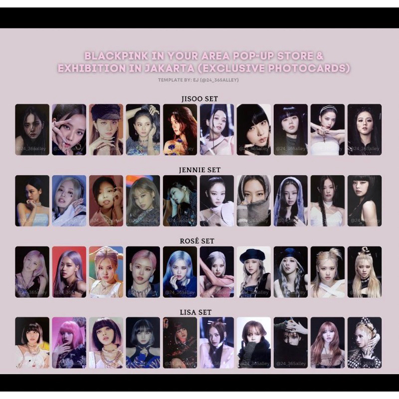 BLACKPINK PC EXHIBITION JISOO LISA