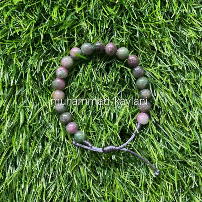 gelang batu ruby mozambik (N)