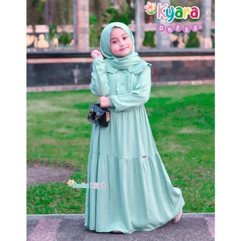 Gamis rayon anak/Kyara dress