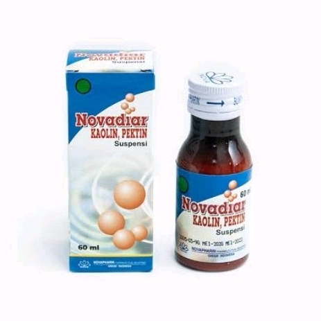 novadiar syrup sirup syr 60ml 60 ml kaolin pektin suspensi / botol