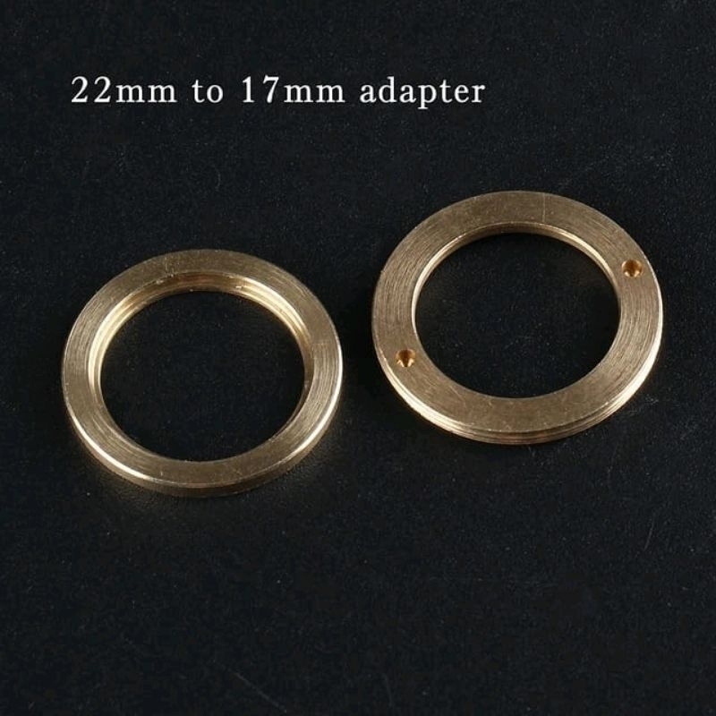 Retaining Ring Adapter 22mm to 17mm untuk senter Convoy S11