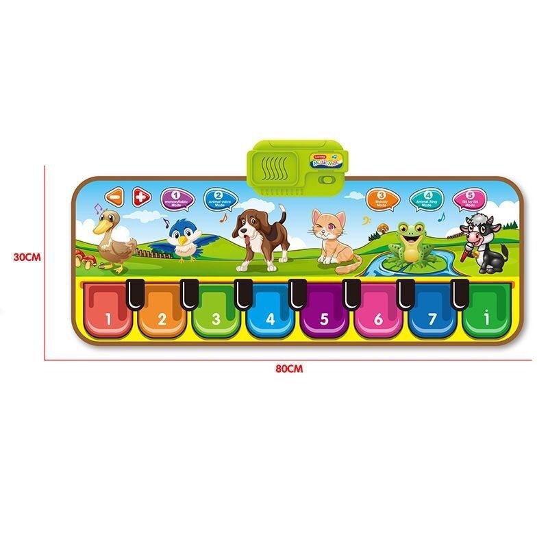 Mainan Anak PIANO MUSIC MAT Playmat Karpet Piano Musik Bayi Animal Mat 17620