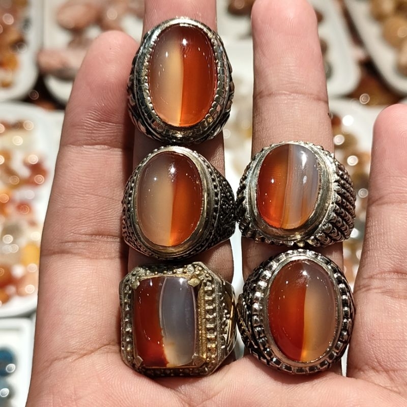 NATURAL AKIK MERAH PUTIH