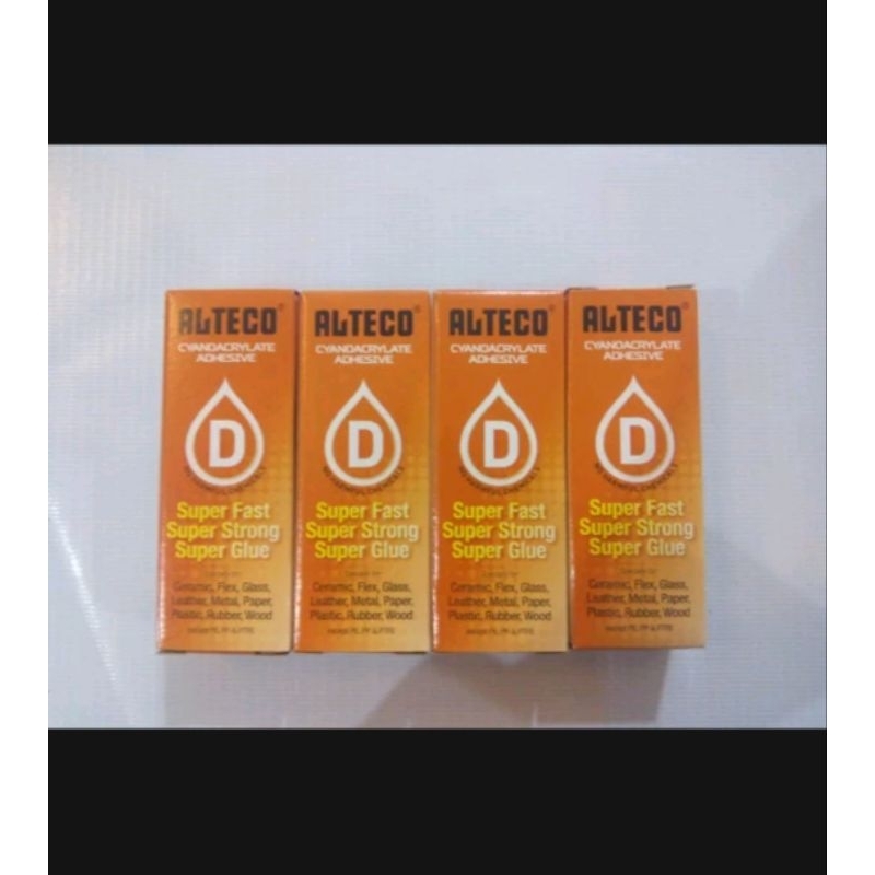 

[ SUPER GROSIR ] Lem alteco lem D 20g instant super power glue original jepang isi 10bj