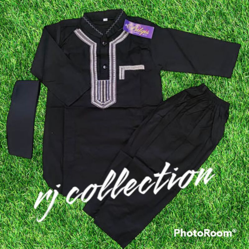 Koko anak laki-laki | setelan Koko Pakistan Bordir | pakaian muslim anak laki-laki | Koko Pakistan B