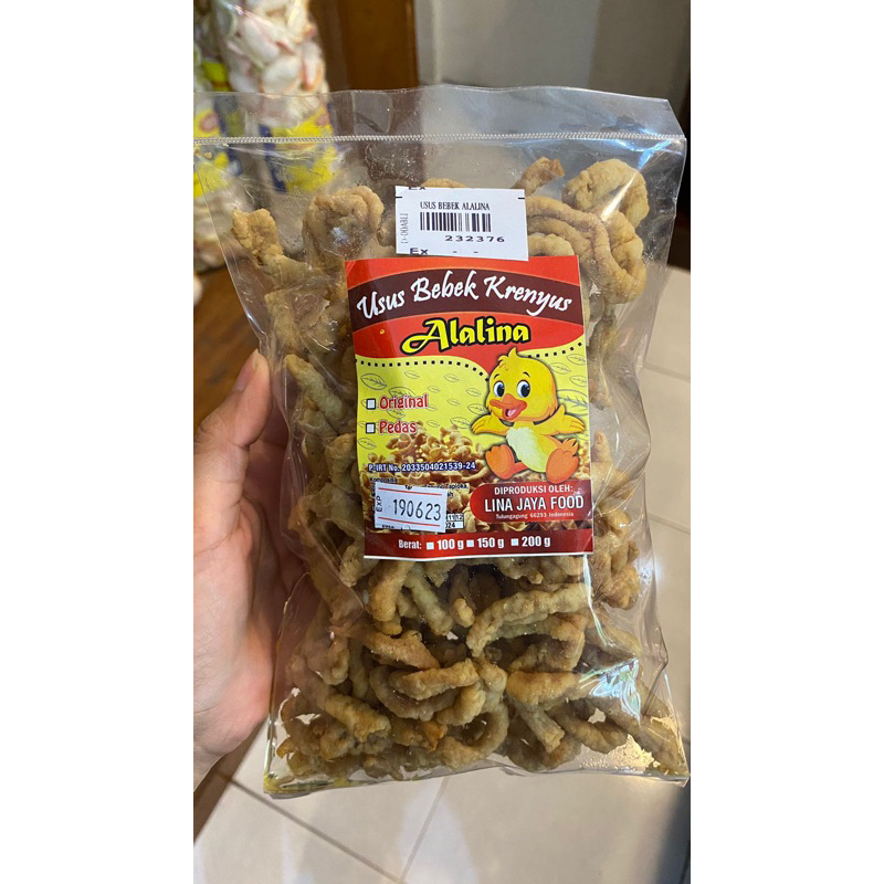 

Kripik/Keripik Usus Bebek “Alalina”