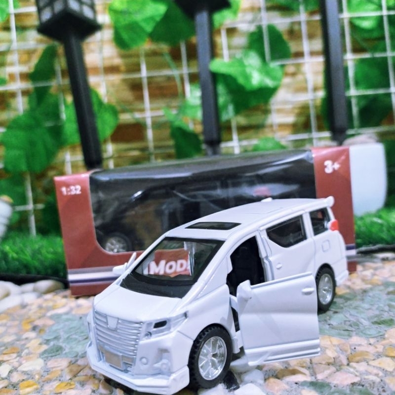 mainan diecast mobil toyota alphard - diecast mobil toyota alphard