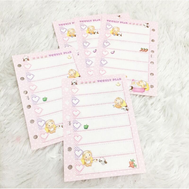 

Original Korea Refill Diary Binder Journal Ordner Kertas File Otner Stationeries Cute Import