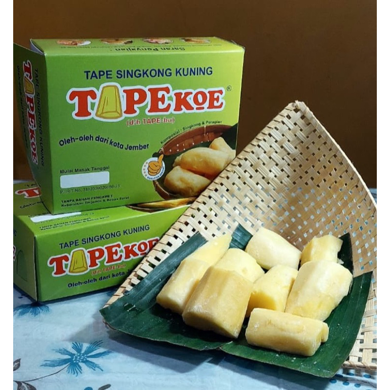 

TAPEKU TAPE SINGKONG MANIS 600 GR JEMBER