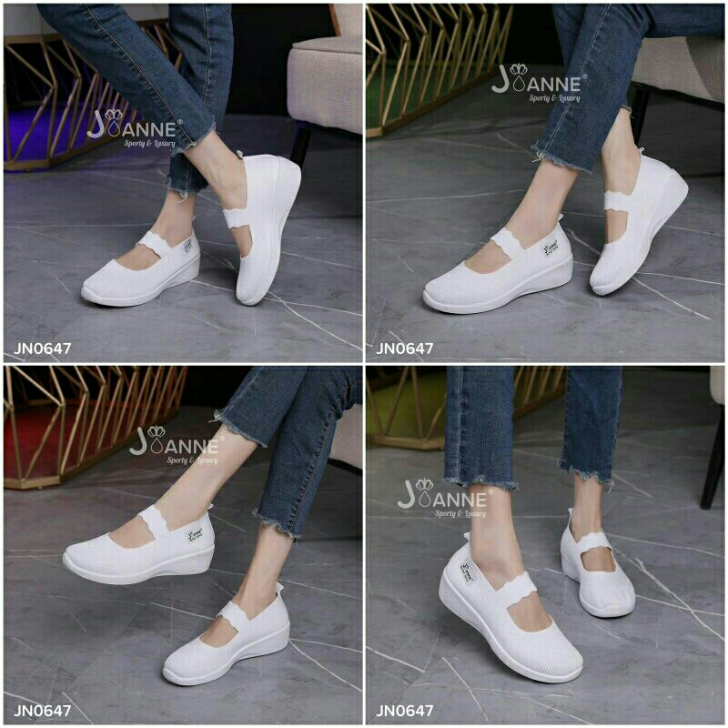 JOANNE Highsole FlyKnit Slip On Shoes #JN0647 ORIGINAL