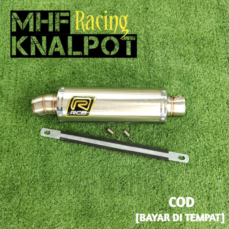 Knalpot RCB/Knalpot Racing/Silencer RCB/Slencer Inlet 50mm
