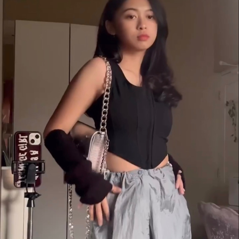 Kaiden Top // crop top // korset