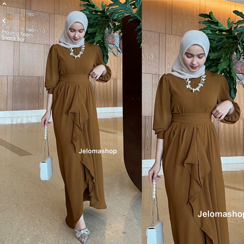 Prisa Dress / Long Dress Busui friendly / Dress crinkle