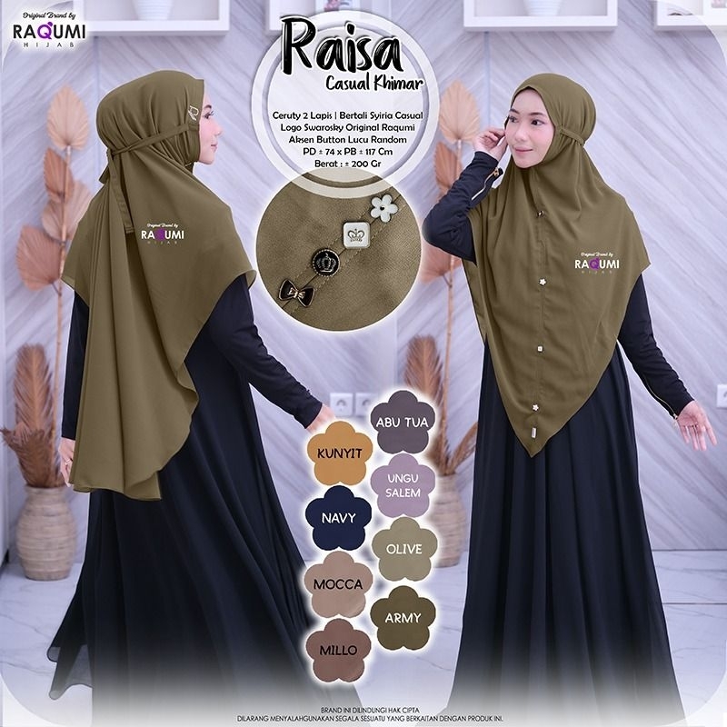 Khimar Raisa ori Raqumi Hijab