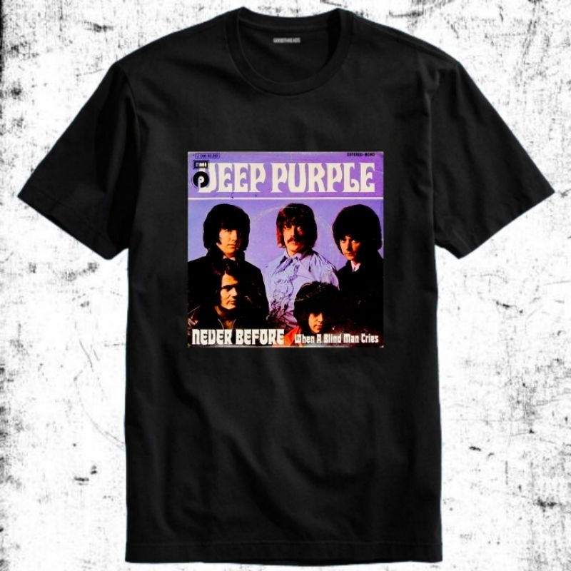 Kaos Baju Tshirt Pria Laki Cowok Cewek Perempuan Unisex Dewasa Band Deep Purple Stormbringer Firebal
