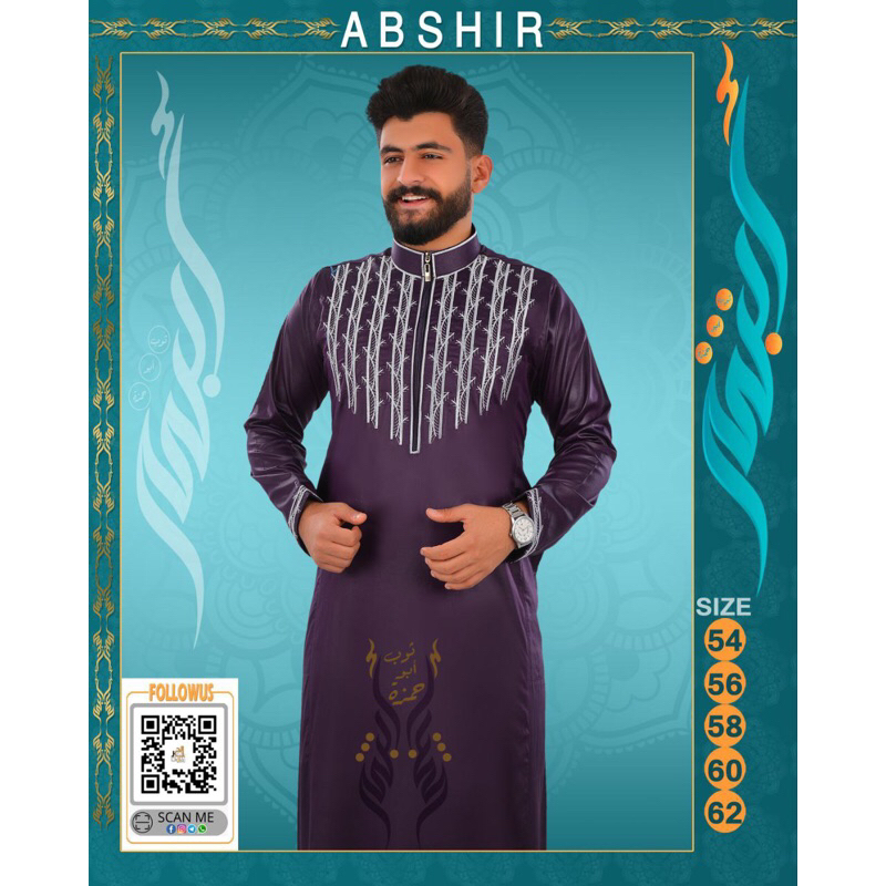 JUBAH GAMIS MUSLIM PRIA AL-HARAMAIN MESIR MOTIF TERBARU