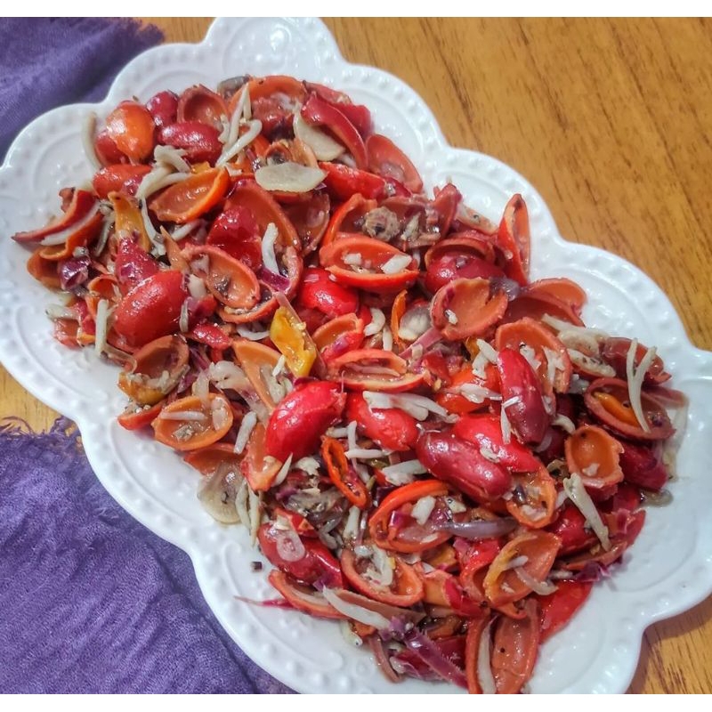 

Oseng Teri Melinjo Pedas 500ml