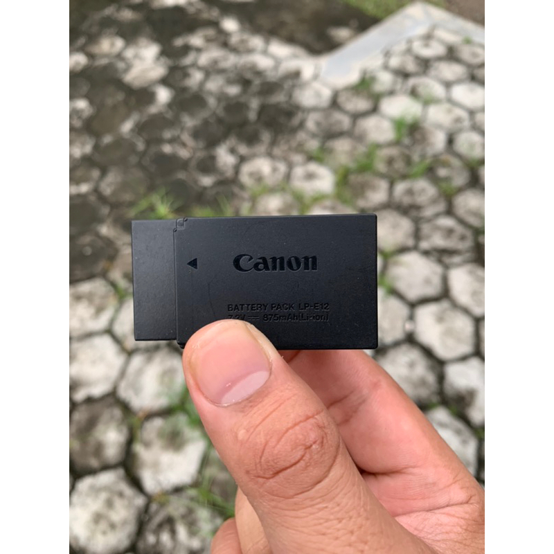 BATERAI CANON LP E12 ORIGINAL COPOTAN COCOK UNTUK CANON 100D CANON M10 DLL