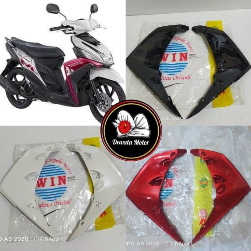 Cover sayap depan kanan kiri yamaha mio M3 Sayap depan mio m3 merah putih hitam