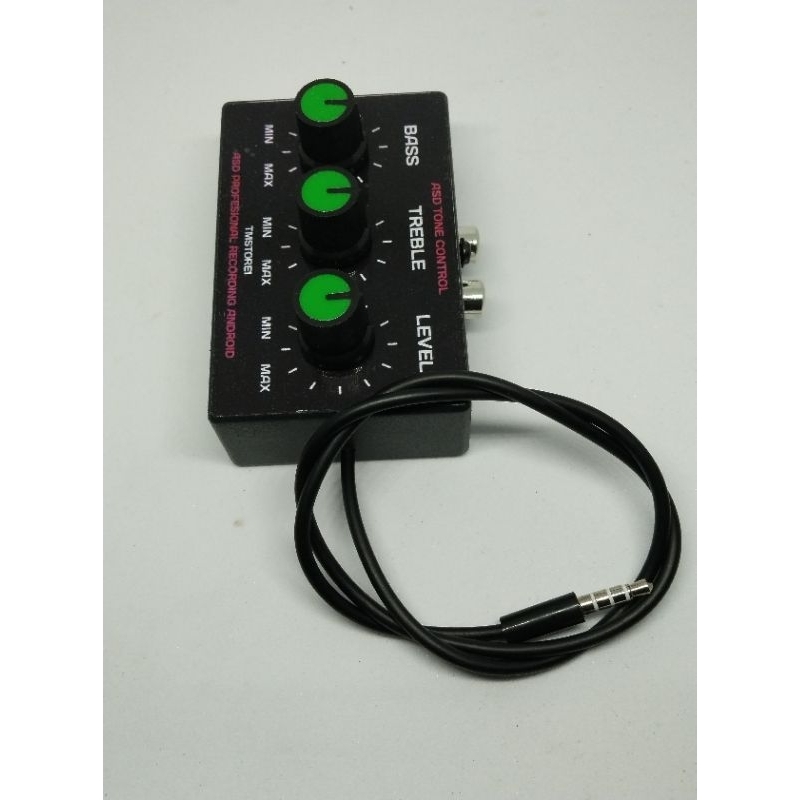 alat rekam dari mixer ke hp android di lengkapi volume bass treble low noise