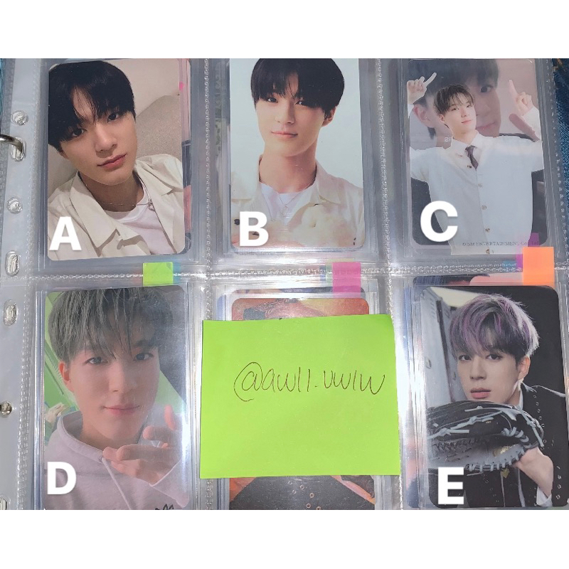 Photocard Jeno NCT DREAM PHOTOPACK TC laundry pendant