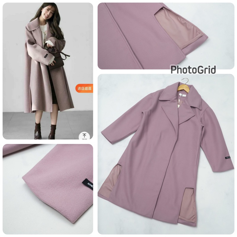 LONG OUTER COAT MANTEL JUMBO WANITA BAHAN WOOL PREMIUM