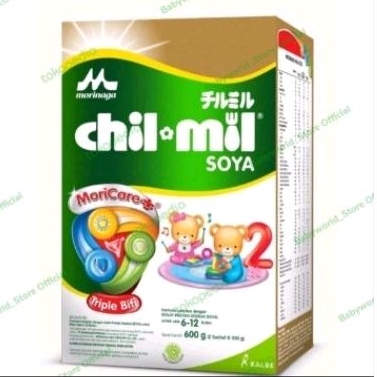 

Chil mil SOYA morinaga chilmil 6 - 12 bulan susu bayi 600gr