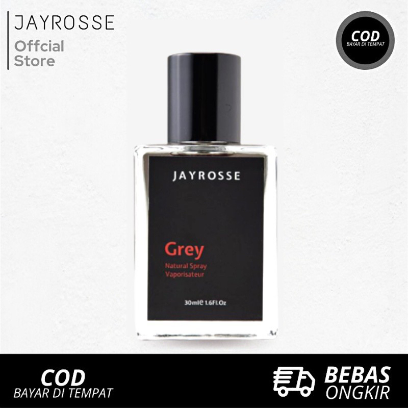 Jayrosse Perfume - Grey 30ml | Parfum Pria Rouge Grey Noah Luke Original Jayrosse