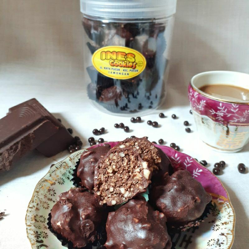 

[Ines Cookies] Onut Choco Oat and Nut Choco Coklat Kacang dan Gandum