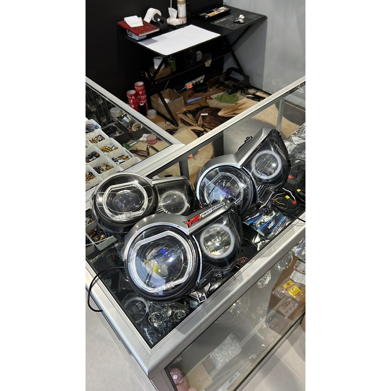 lampu depan Tiger Pece custom biled AES turbo gen 2 AES turbo SE laser