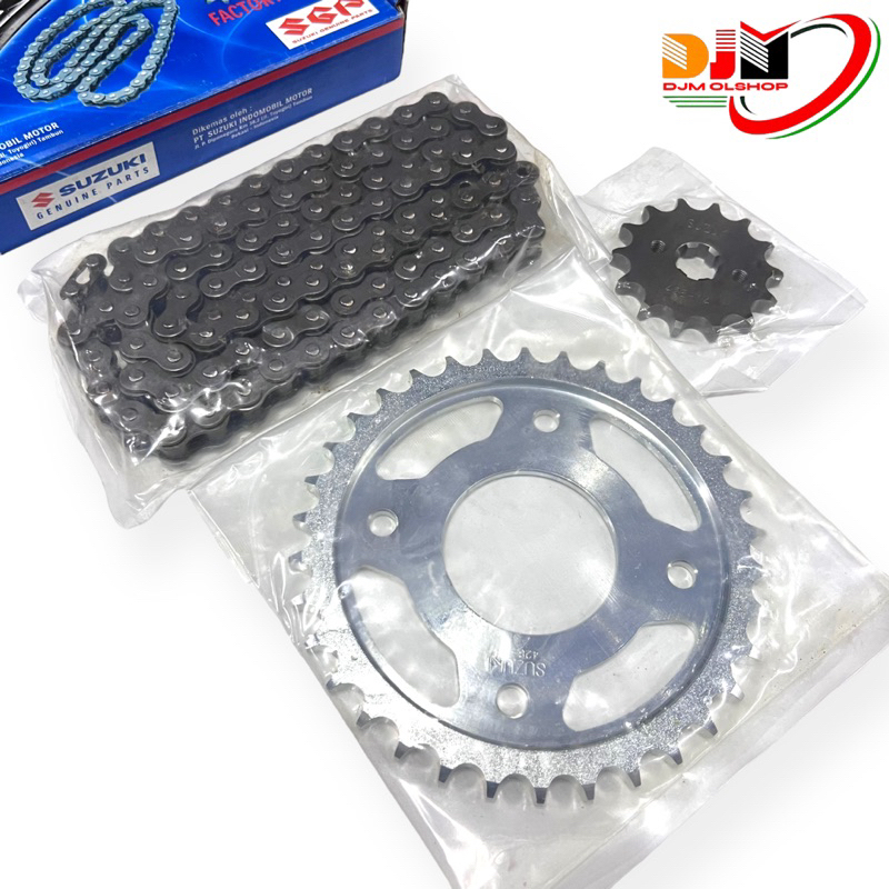 Gear Set Paket Suzuki Axelo - Titan Original SGP 27000-10J00-KIT