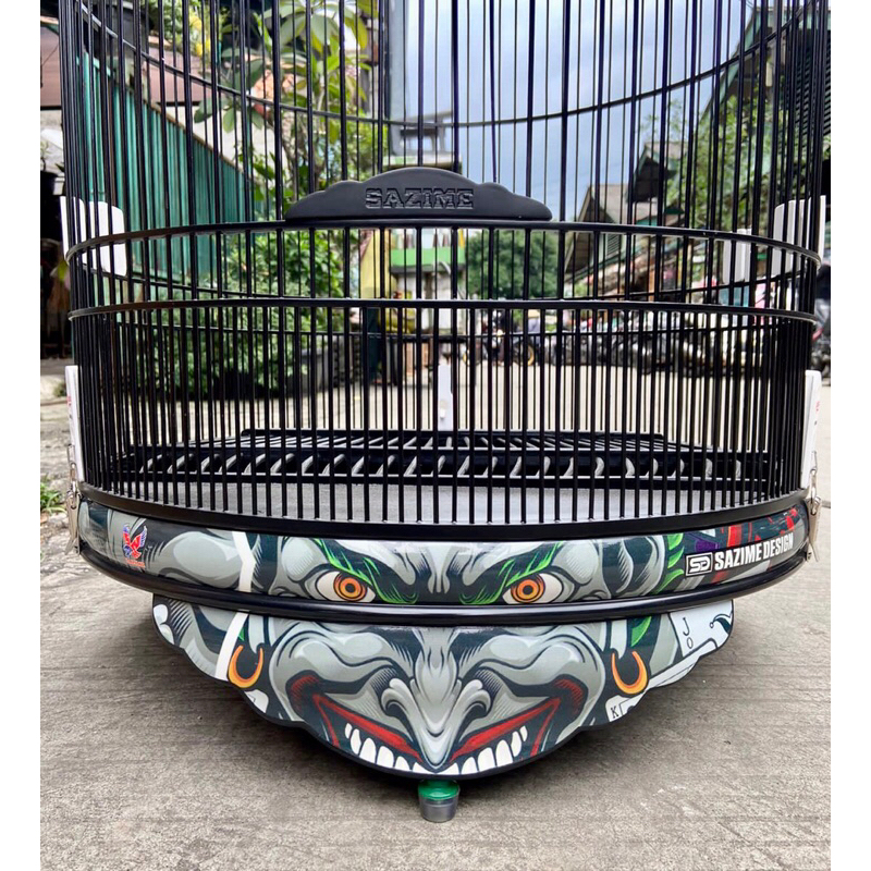 SANGKAR KANDANG MURAI SAZIME PVC DECAL NO 2