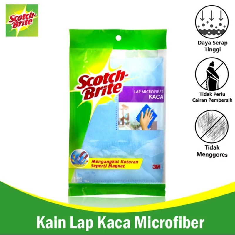 Scotch brite 3m kain lap microfiber bahan kain ID-81