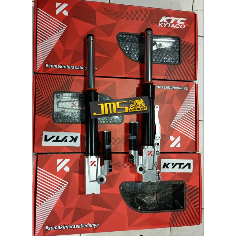 suspension shock depan ktc kytaco original untuk motor nmax old nmax new aerox vario125/150 Mio mioj miom3 fazzio beat fi beat karbu beat deluxe genio scoopy dll