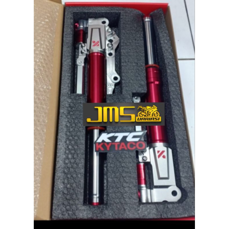 suspension shock depan ktc kytaco original untuk motor nmax old nmax new aerox vario125/150 Mio mioj miom3 fazzio beat fi beat karbu beat deluxe genio scoopy dll