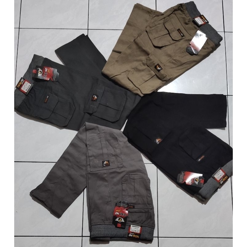 CELANA CHINO PANJANG CARGO TANGGUNG TEXANO