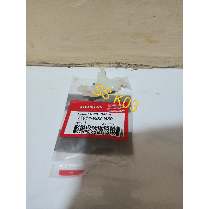 slider throttle cable plastik sambungan pipa selonsong kabel gas revo fit injeksi blade new 125 supr